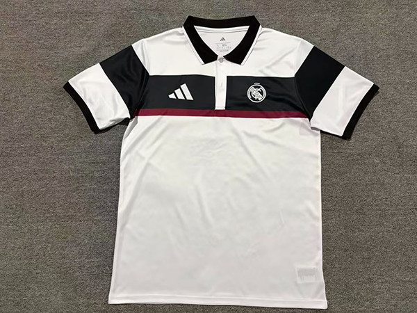 AAA Quality Real Madrid 26/27 White/Black Polo Shirts